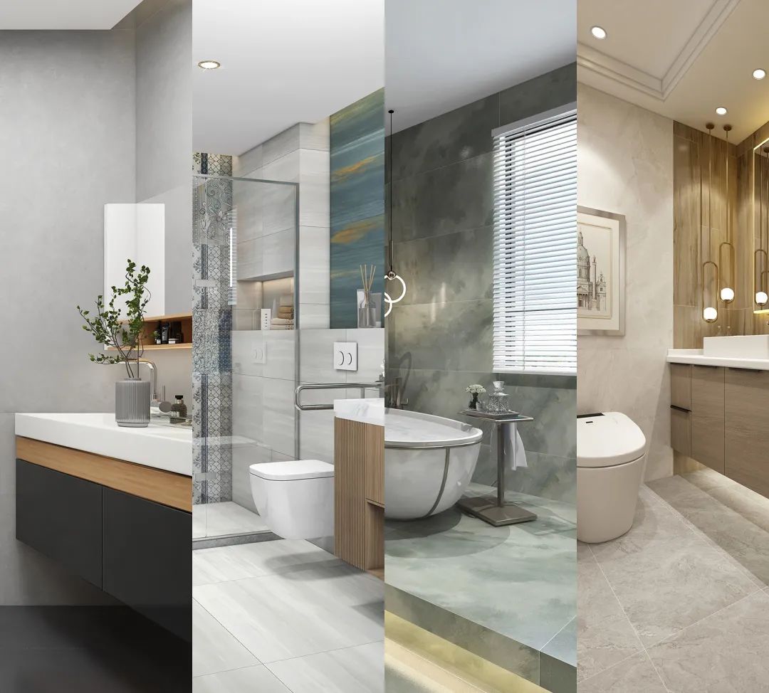 只要掌握这10套搭配秘诀，卫浴间想不高级都难